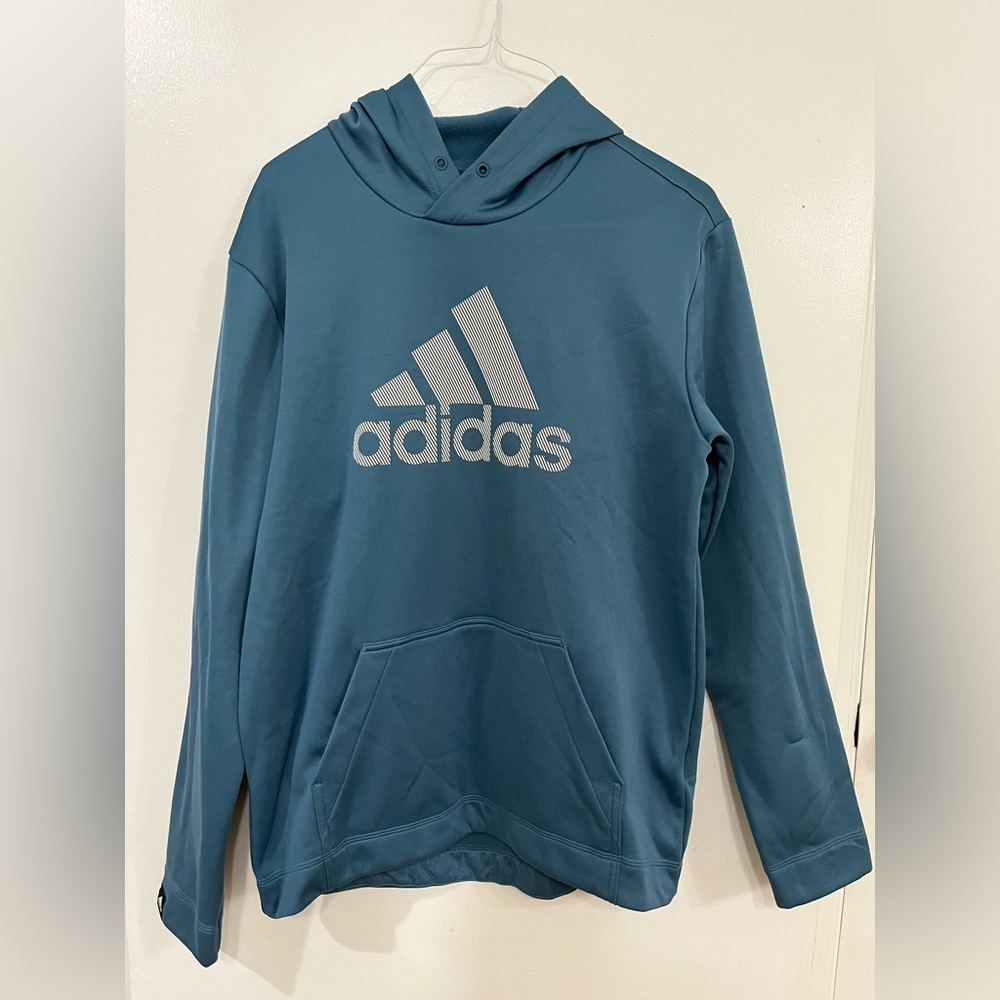 adidas Aeroready Teal Hoodie, size medium